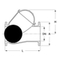 Clapet anti-retour sphère Type: 2630 Fonte ductile Bride PN10/16